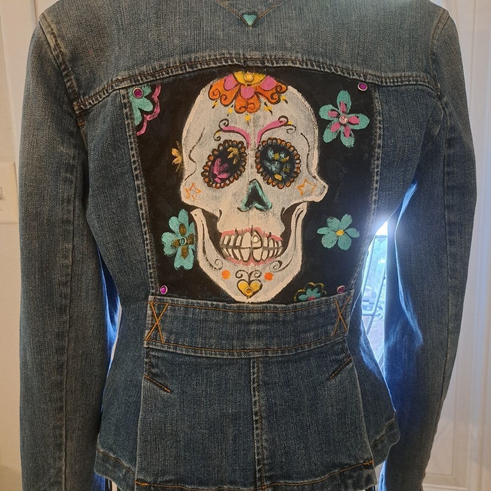 Dias De Los Muetas Tommy Hilfiger Embellushed Jean Jacket C